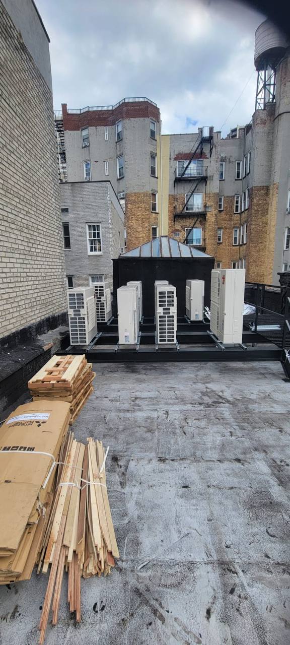 Vertical Rooftop Vent Piping